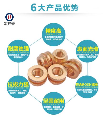 铜螺母加工定制